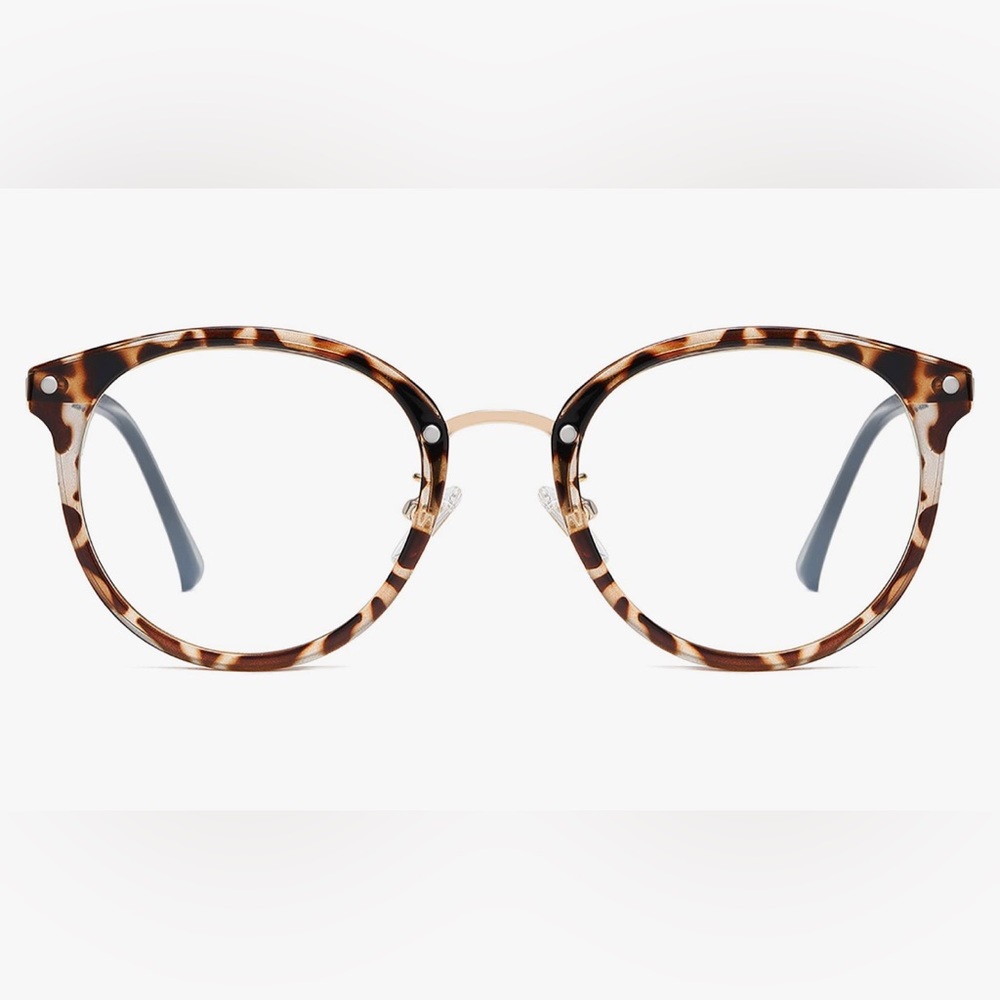 Sojos Blue Light Glasses w/ Leopard Print Frames